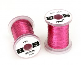 Flat Tinsel, 0.25 mm, Pink